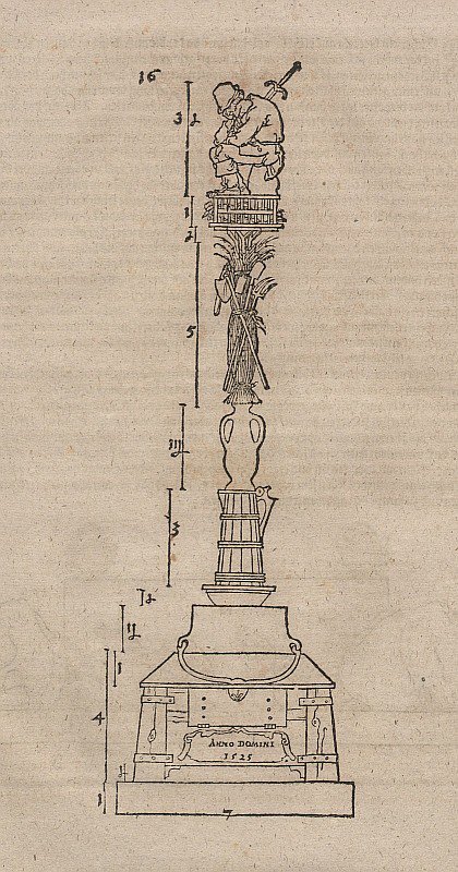 Entwurf einer Gedächtnissäule für den Bauernaufstand tekijältä Albrecht Dürer