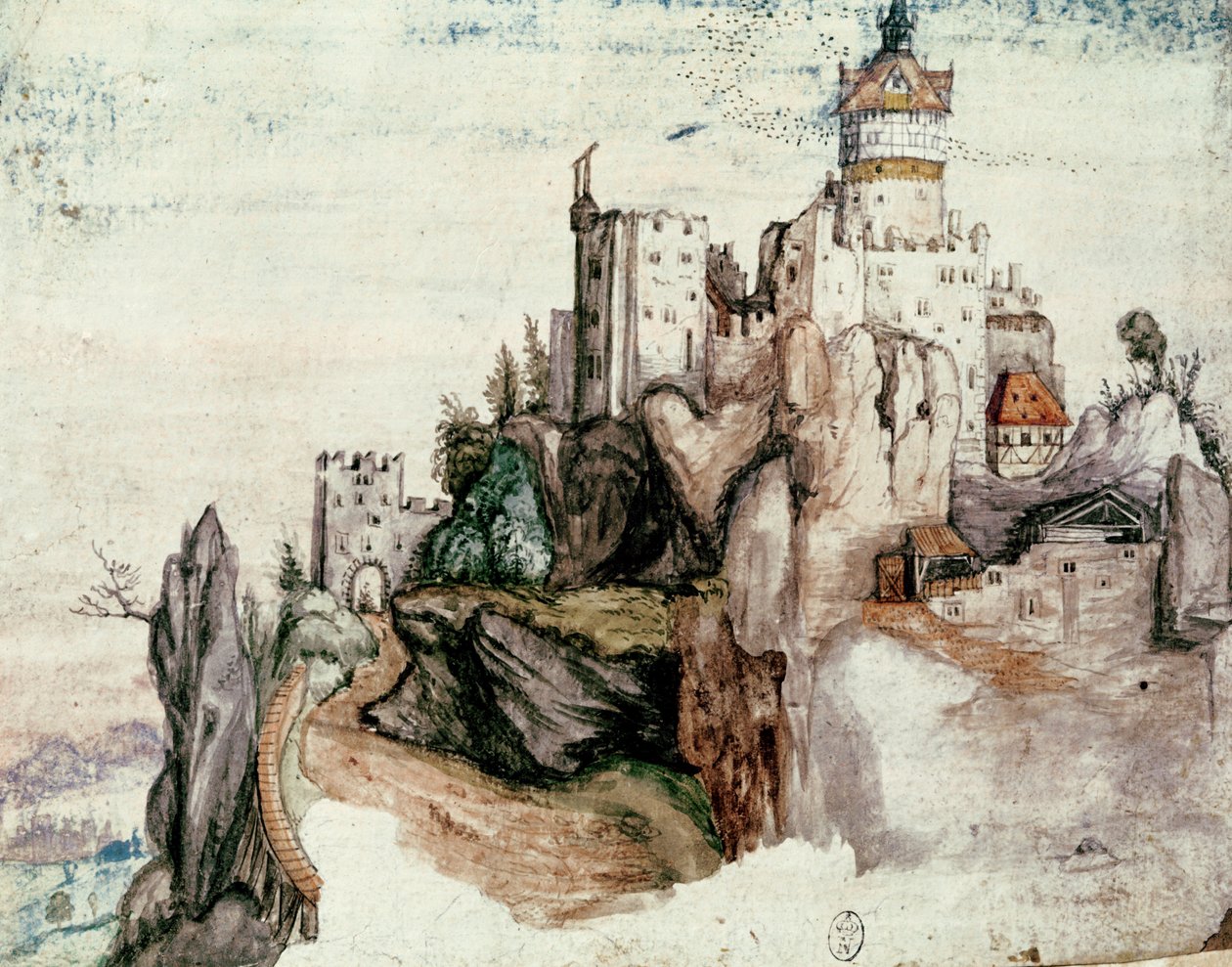 Linnoitettu linna tekijältä Albrecht Dürer