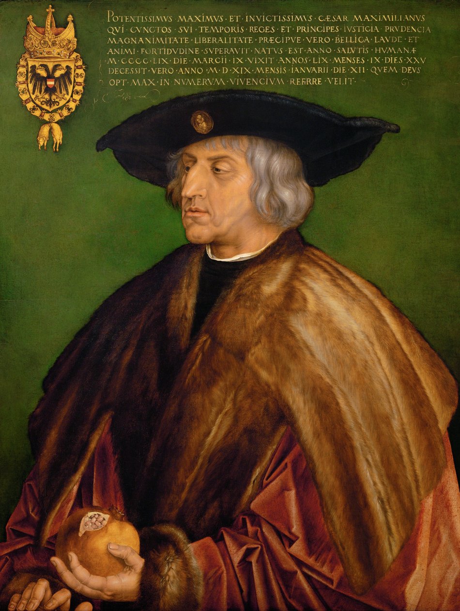 Maximilian I, Pyhän Rooman keisari tekijältä Albrecht Dürer