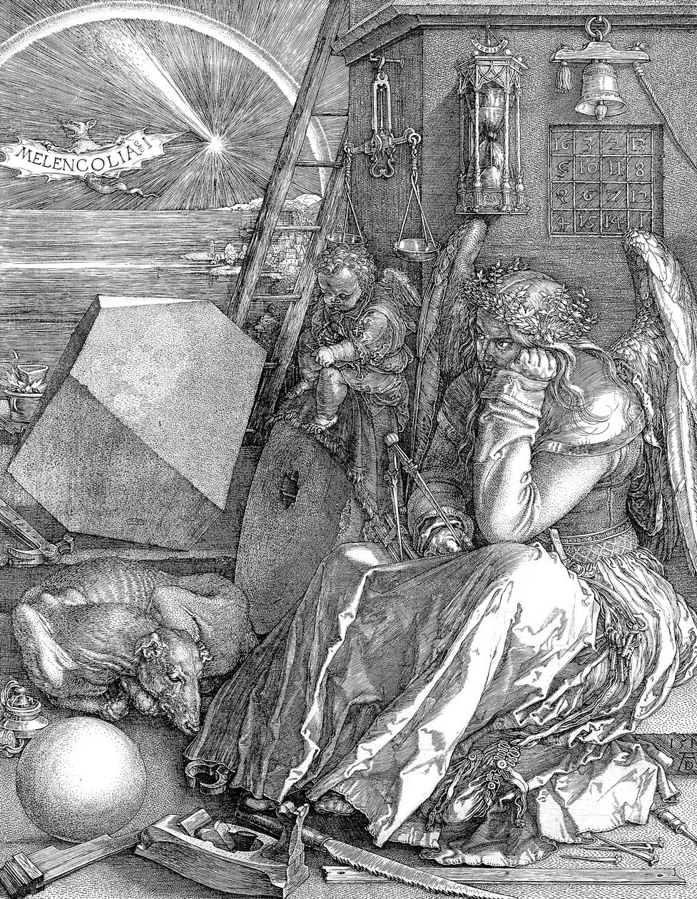 Melencolia I. tekijältä Albrecht Dürer