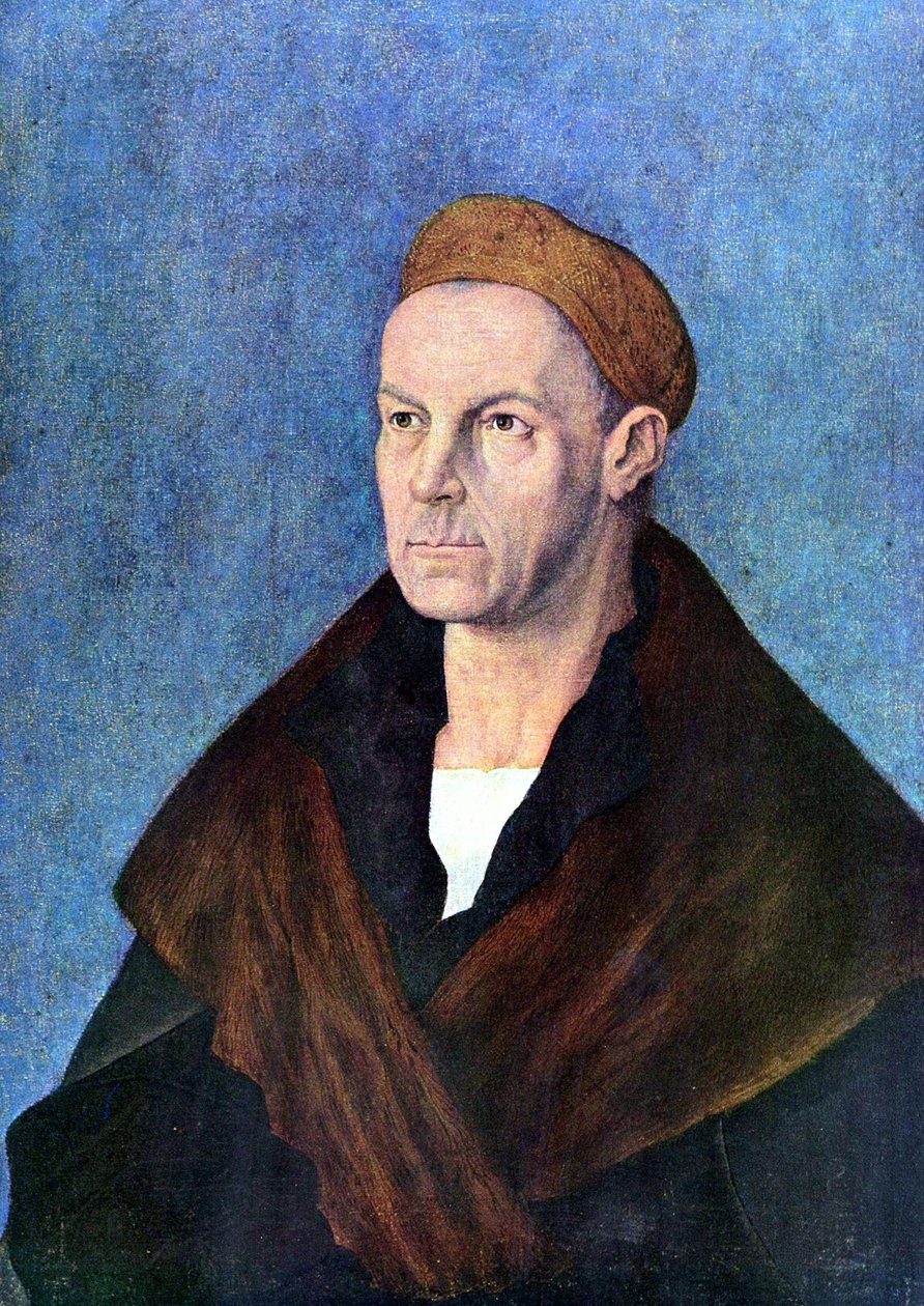 Jakob Fuggerin muotokuva tekijältä Albrecht Dürer