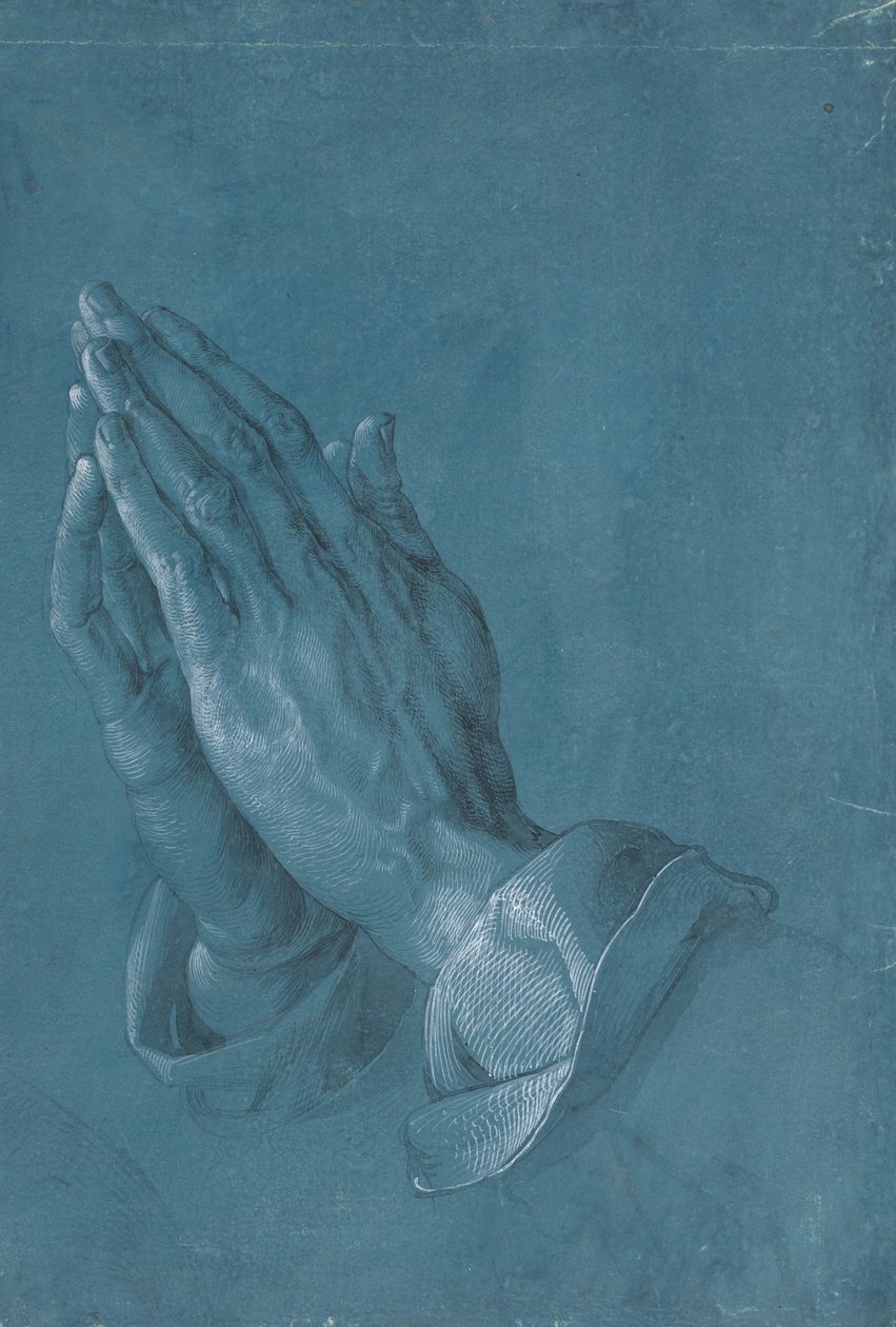 Rukoilevat kädet, 1508 tekijältä Albrecht Dürer
