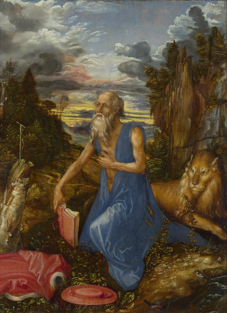 Pyhä Jerome tekijältä Albrecht Dürer