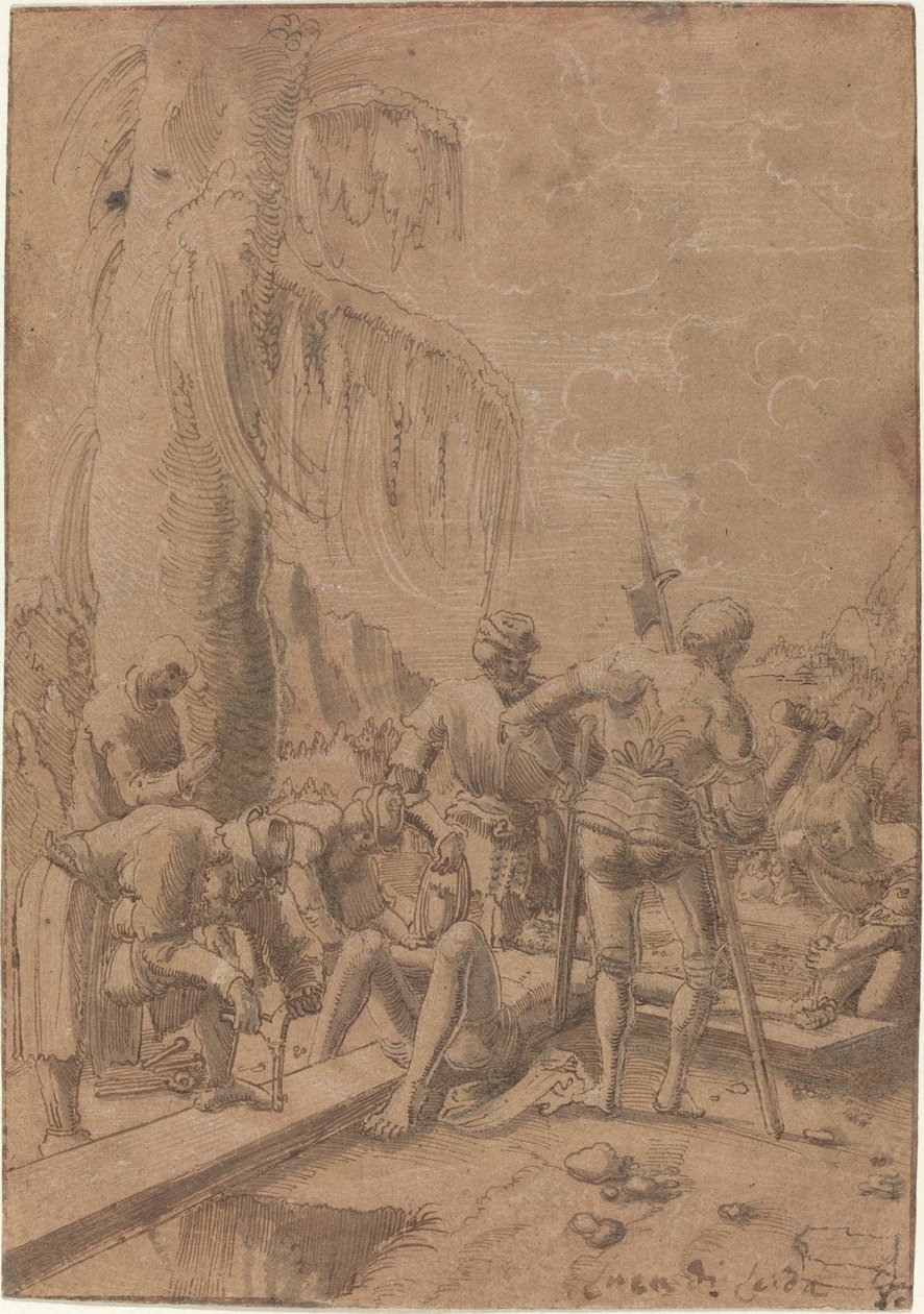 Kristus ristiin naulittu tekijältä Albrecht Altdorfer