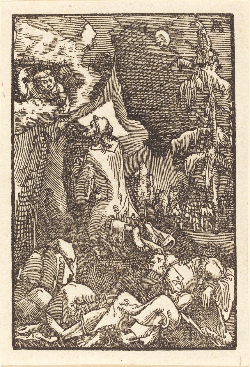 Kristus Öljymäellä tekijältä Albrecht Altdorfer