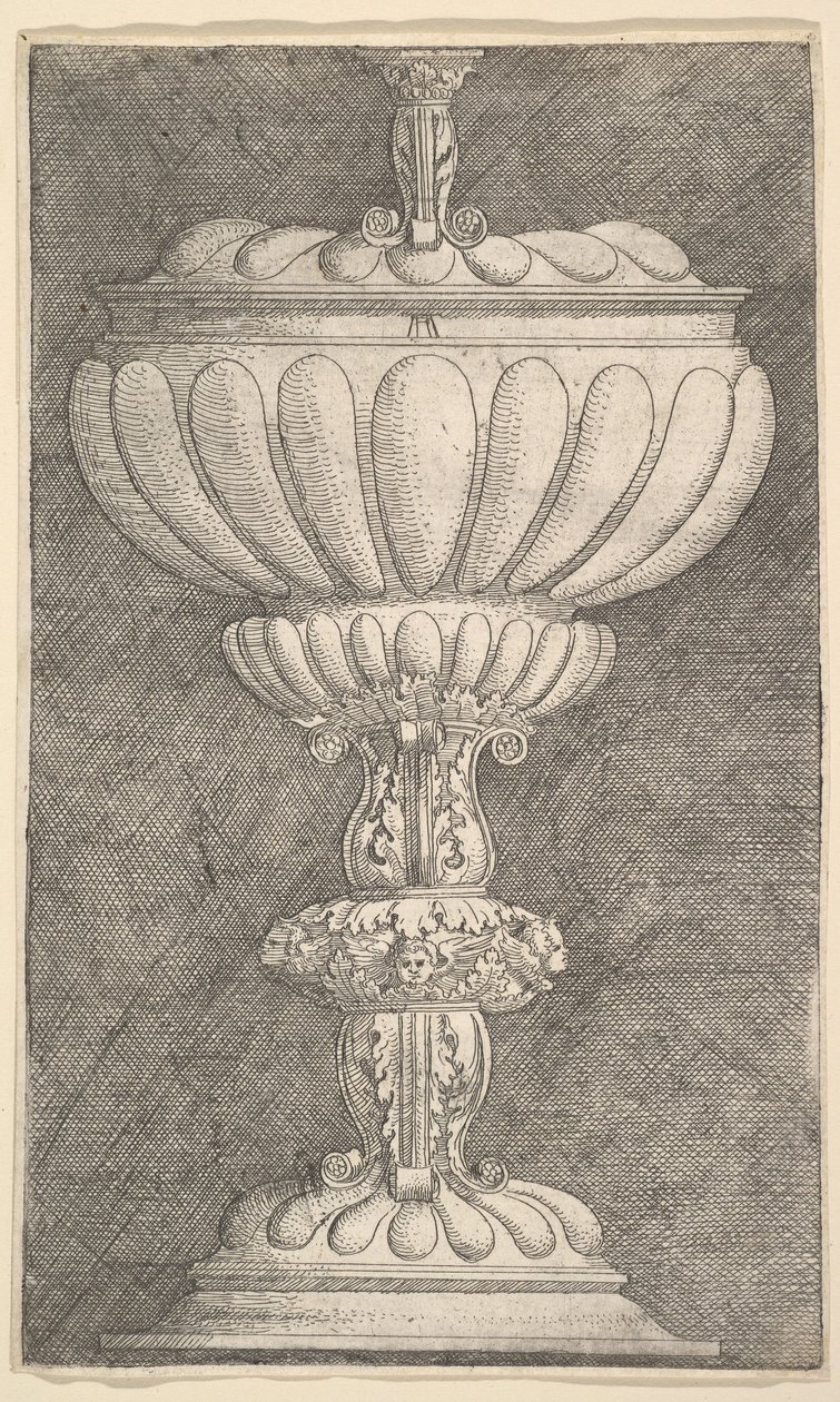 Suunnittelu katetulle pikarille.n.d. tekijältä Albrecht Altdorfer