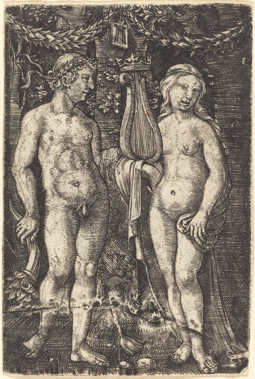 Hercules ja muusa tekijältä Albrecht Altdorfer