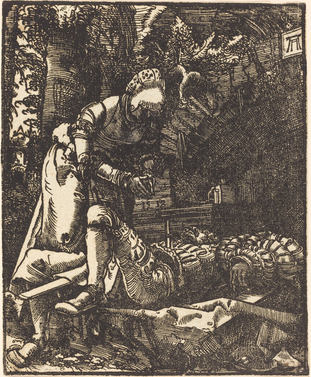 Pyramus ja Thisbe tekijältä Albrecht Altdorfer