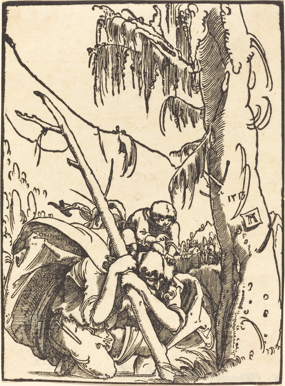 Pyhä Christopher tekijältä Albrecht Altdorfer