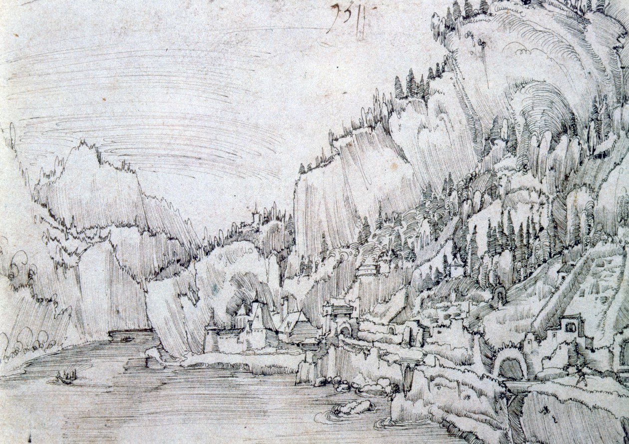 Sarmingstein Tonavalla, 1500-luku tekijältä Albrecht Altdorfer