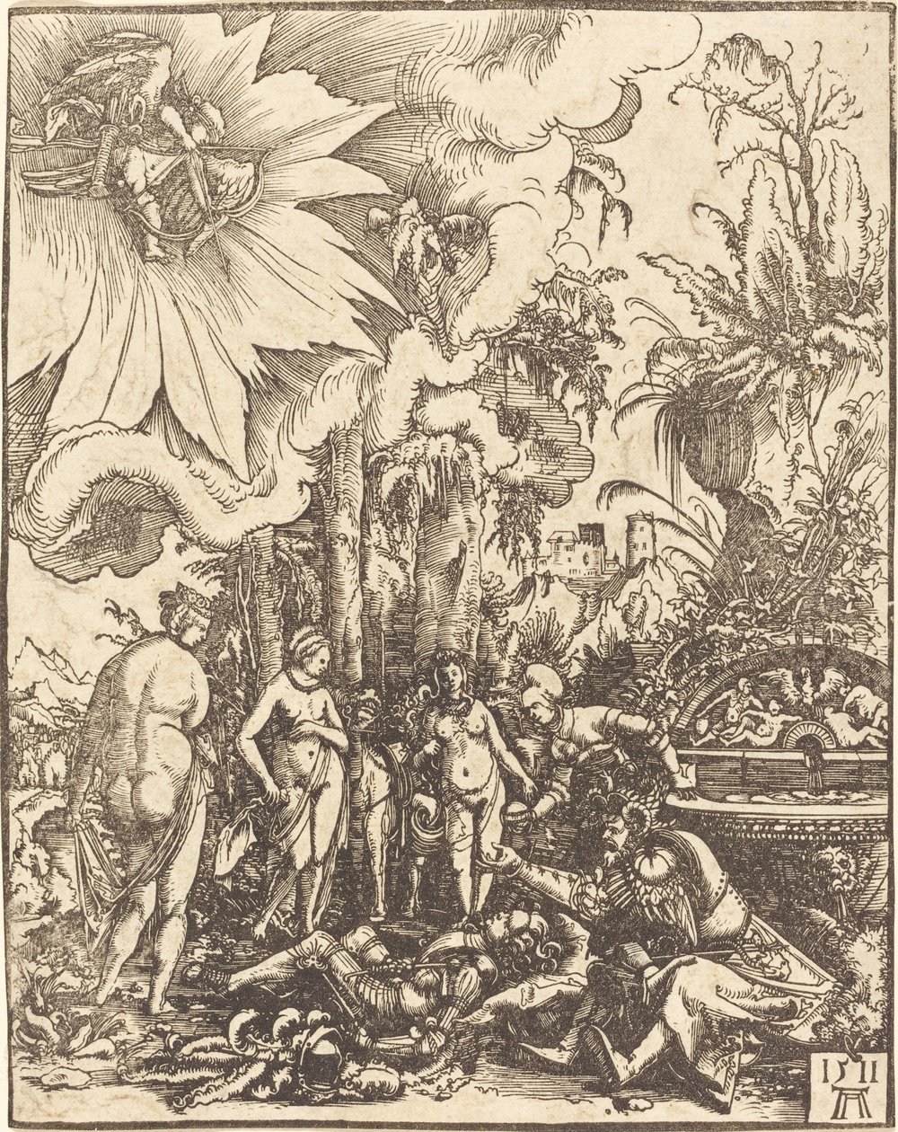 Pariisin tuomio tekijältä Albrecht Altdorfer