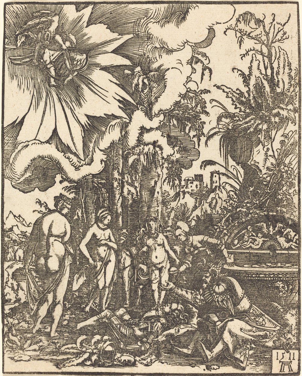 Pariisin tuomio tekijältä Albrecht Altdorfer