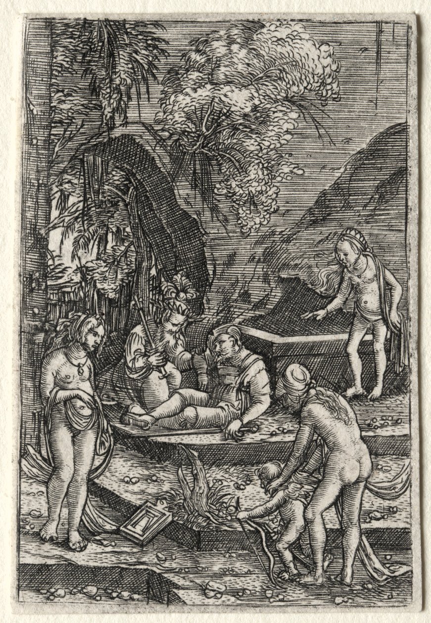 Pariisin tuomio, 1511. tekijältä Albrecht Altdorfer