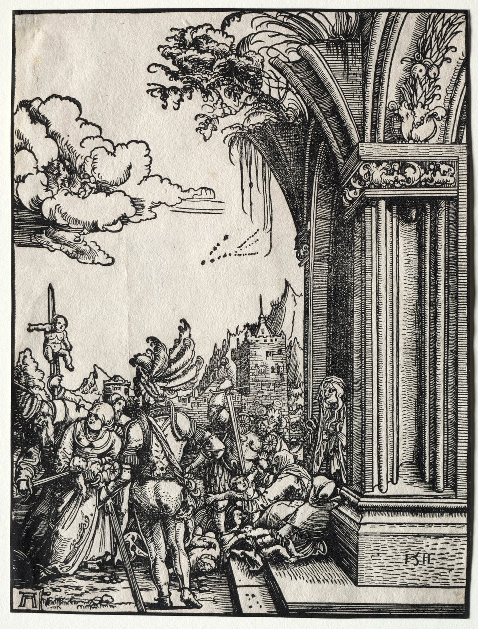 Viattomien verilöyly, 1511. tekijältä Albrecht Altdorfer