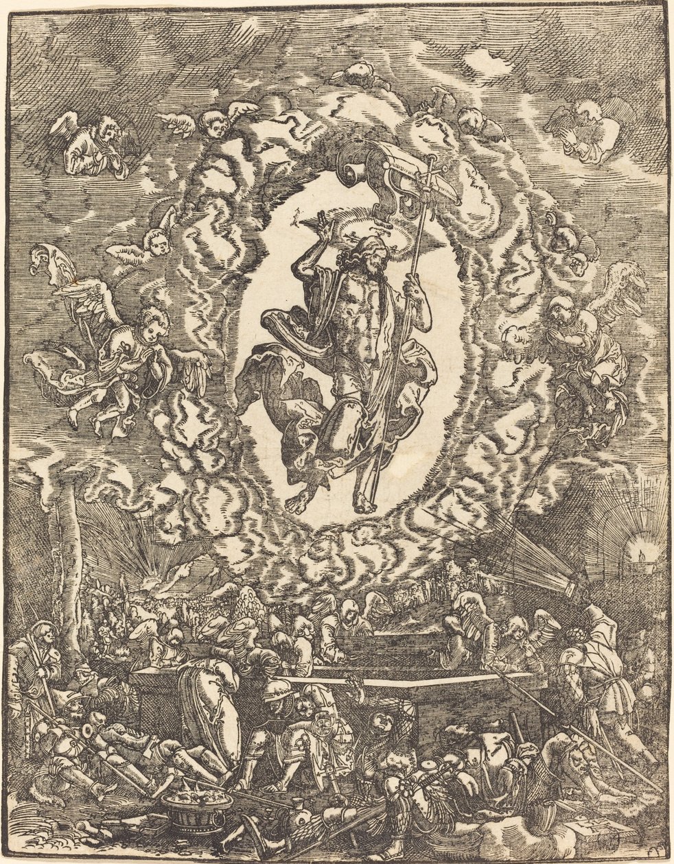 Ylösnousemus tekijältä Albrecht Altdorfer
