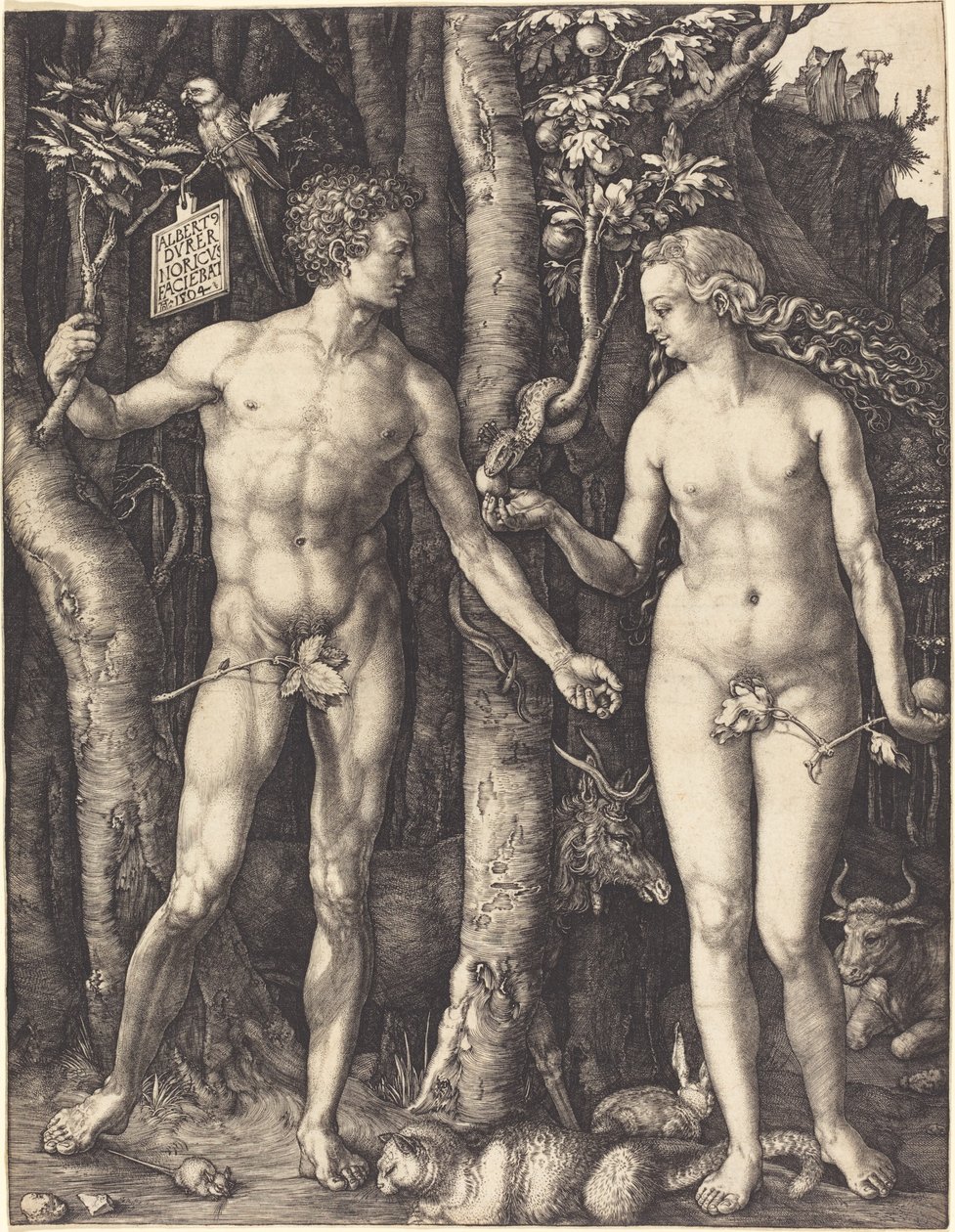 Aatami ja Eeva tekijältä Albrecht Dürer
