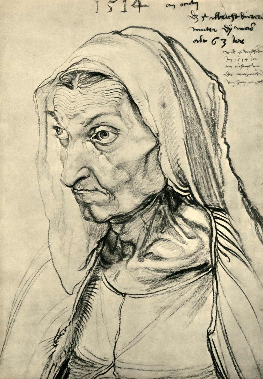 Barbara Durer, 1514, 1943. tekijältä Albrecht Dürer