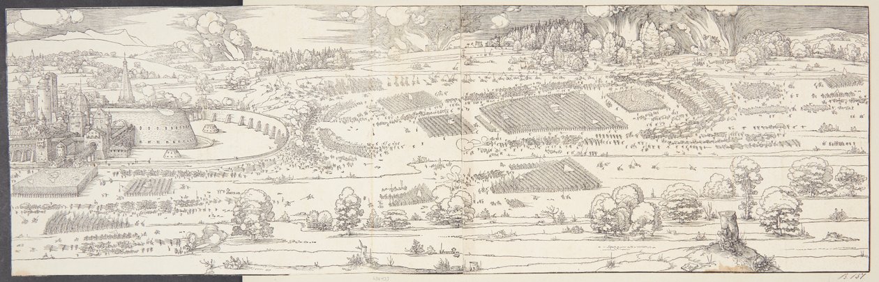 Linnan piiritys tekijältä Albrecht Dürer