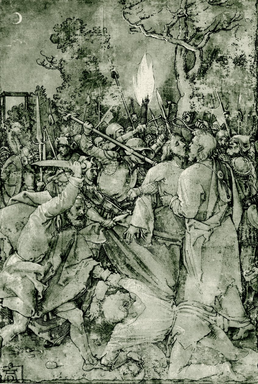 Kristuksen vangitseminen tekijältä Albrecht Dürer