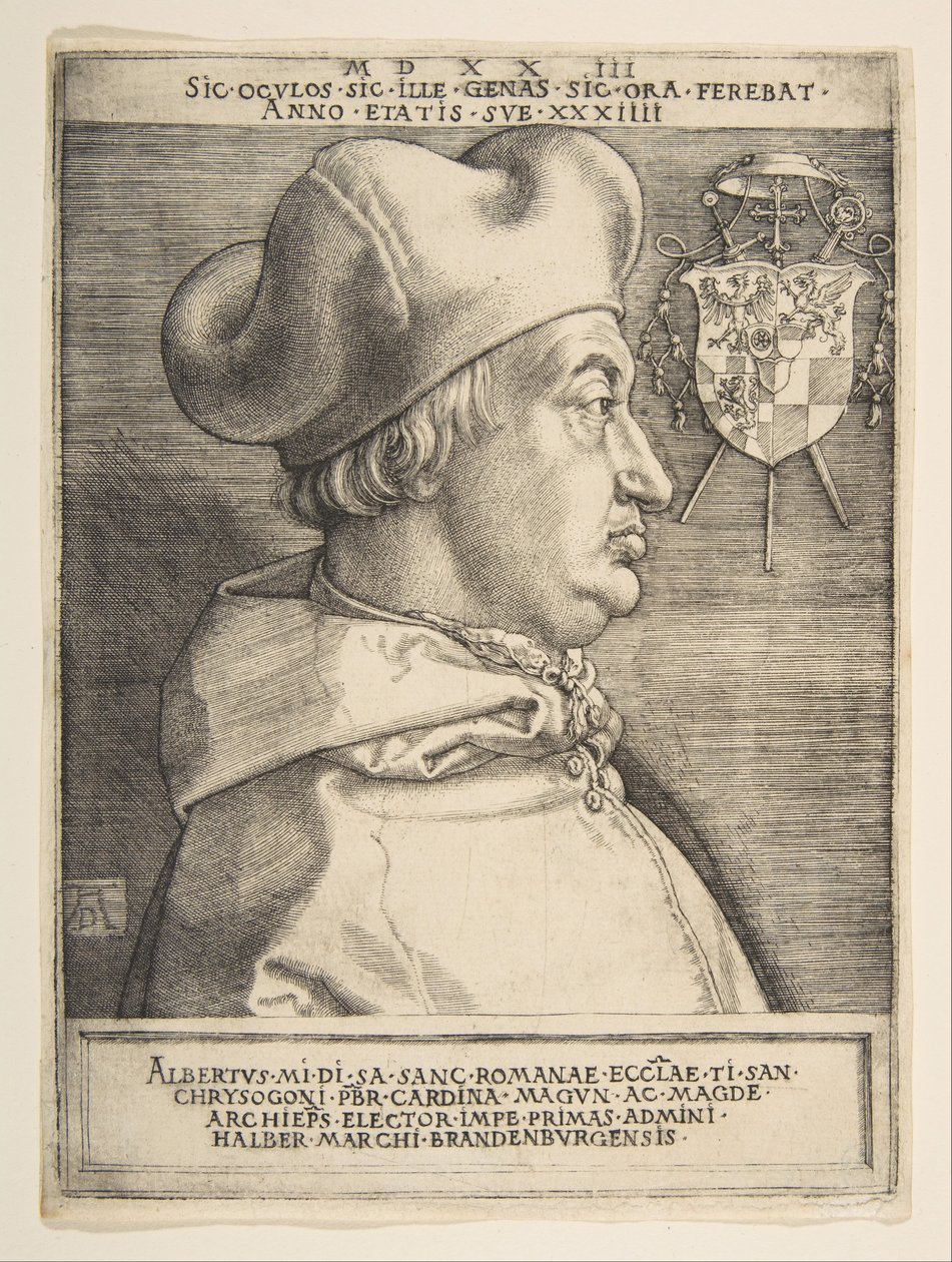 Brandenburgin kardinaali Albrecht.n.d. tekijältä Albrecht Dürer