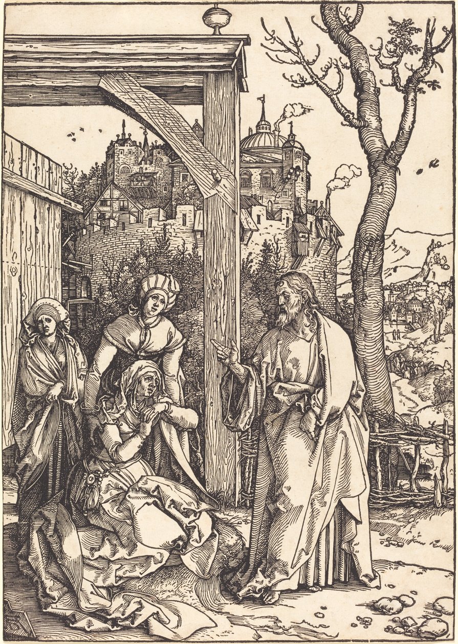 Kristus lähtee äidiltään tekijältä Albrecht Dürer