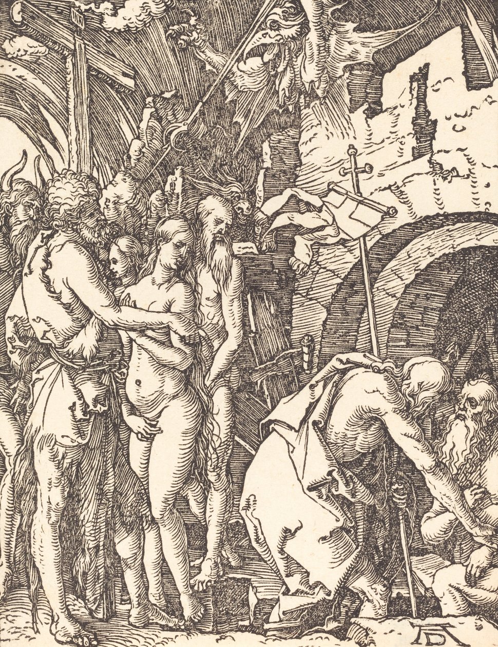 Kristus Limbossa, luultavasti n. 15091510. tekijältä Albrecht Dürer