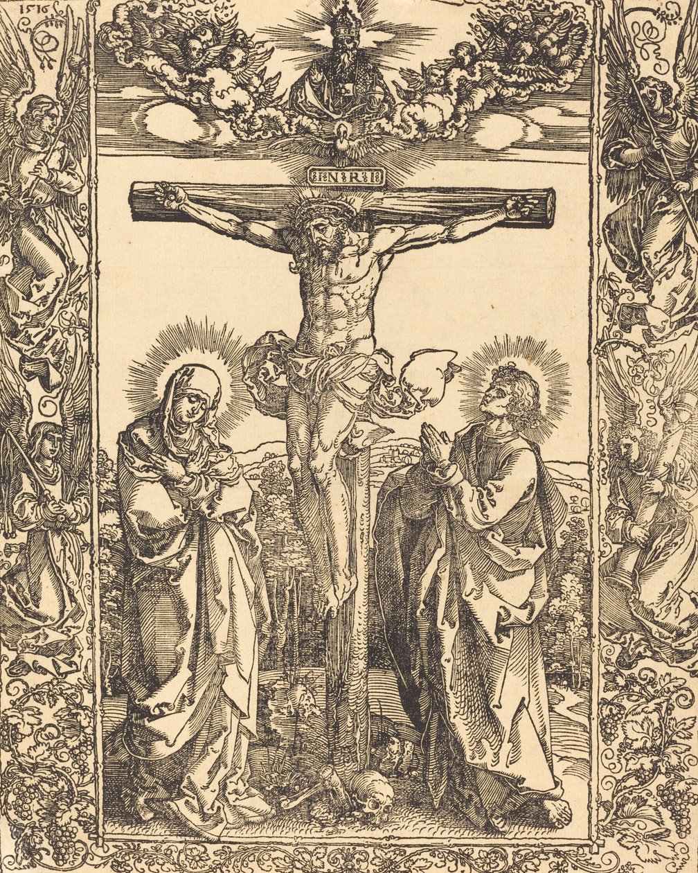 Kristus ristillä, 1516. tekijältä Albrecht Dürer
