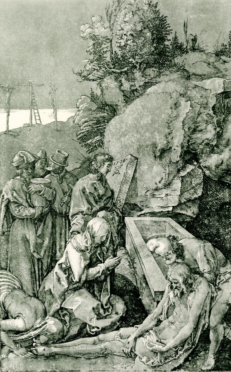 Kristuksen hautaaminen tekijältä Albrecht Dürer