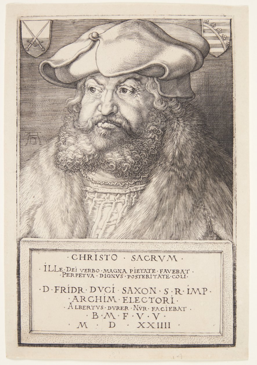Frederick Viisas, Saksin vaaliruhtinas tekijältä Albrecht Dürer