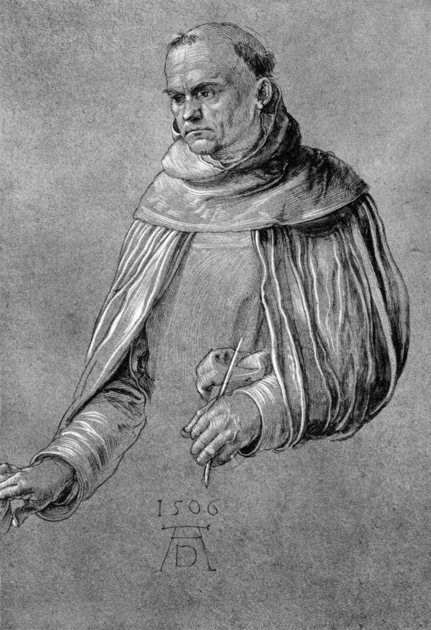 Pyhä Dominikus, 1506, 1936 tekijältä Albrecht Dürer