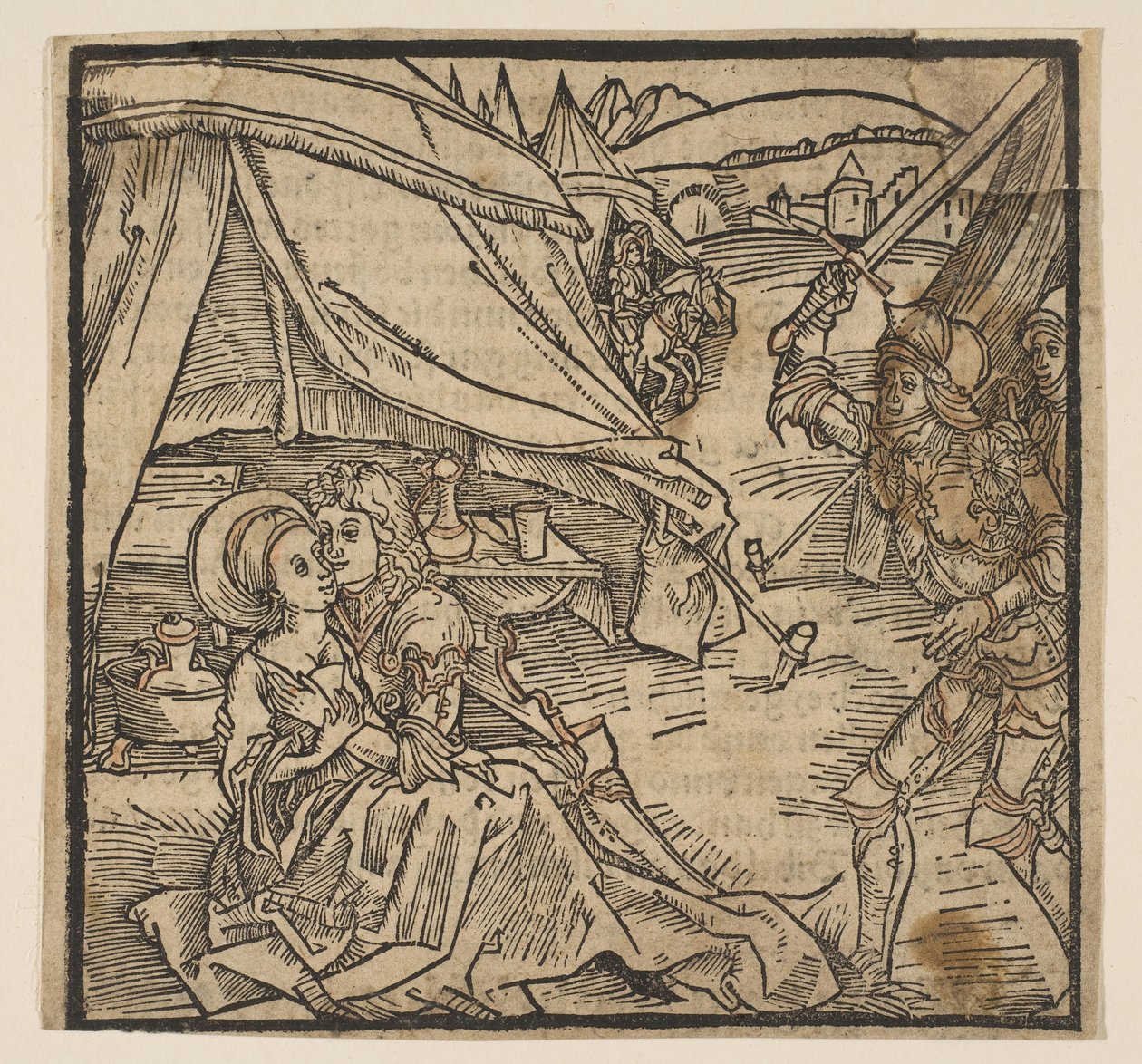 Kuvitus Ritter von Turnista, 1493.n.d. tekijältä Albrecht Dürer