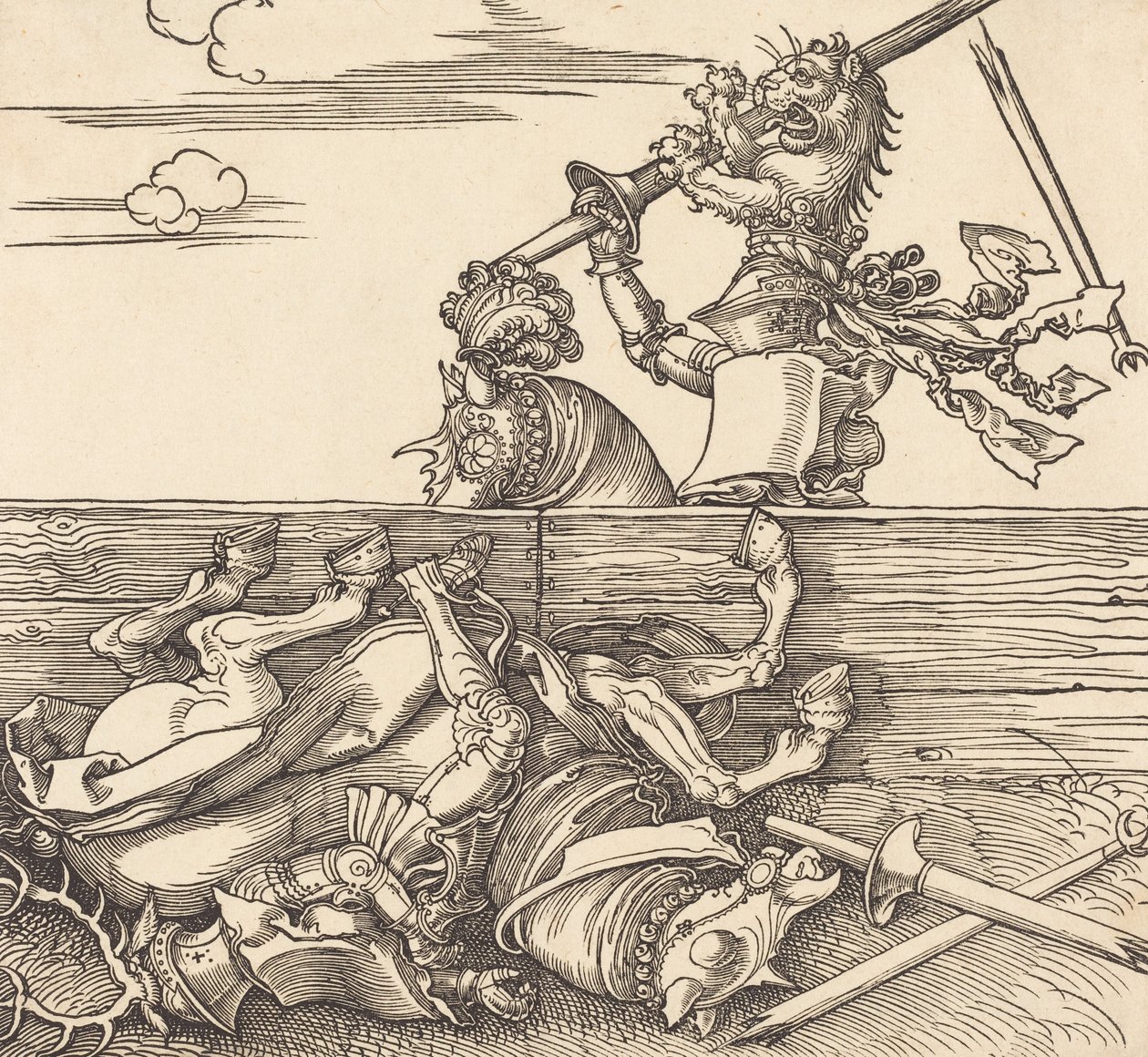 Italian Turnaus, n. 1516. tekijältä Albrecht Dürer