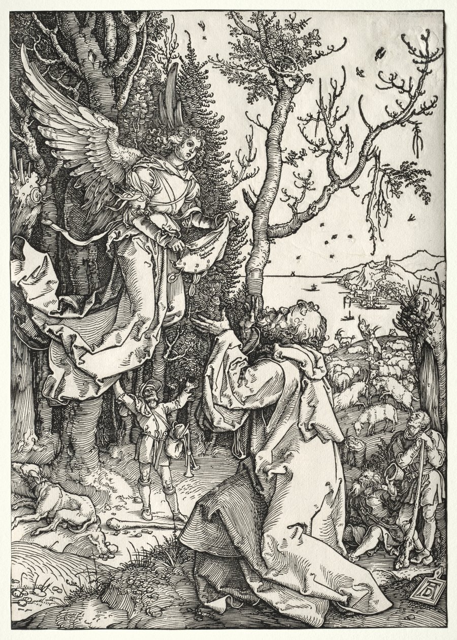 Joakim ja enkeli tekijältä Albrecht Dürer