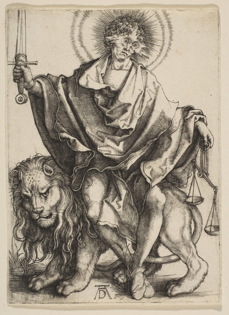 Oikeus, n. 1499. tekijältä Albrecht Dürer