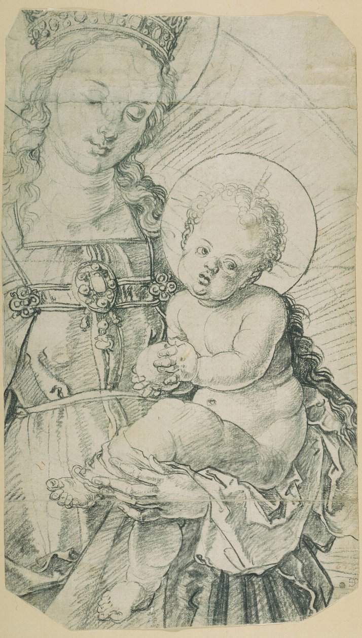 Madonna ja lapsi, 1514 tekijältä Albrecht Dürer