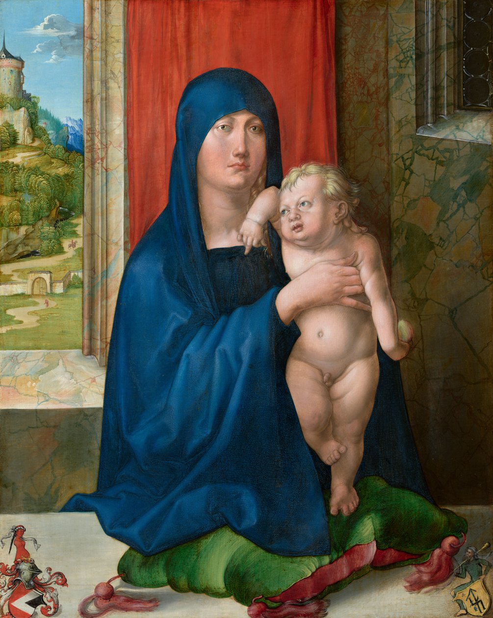 Madonna ja lapsi [kääntöpuoli] tekijältä Albrecht Dürer
