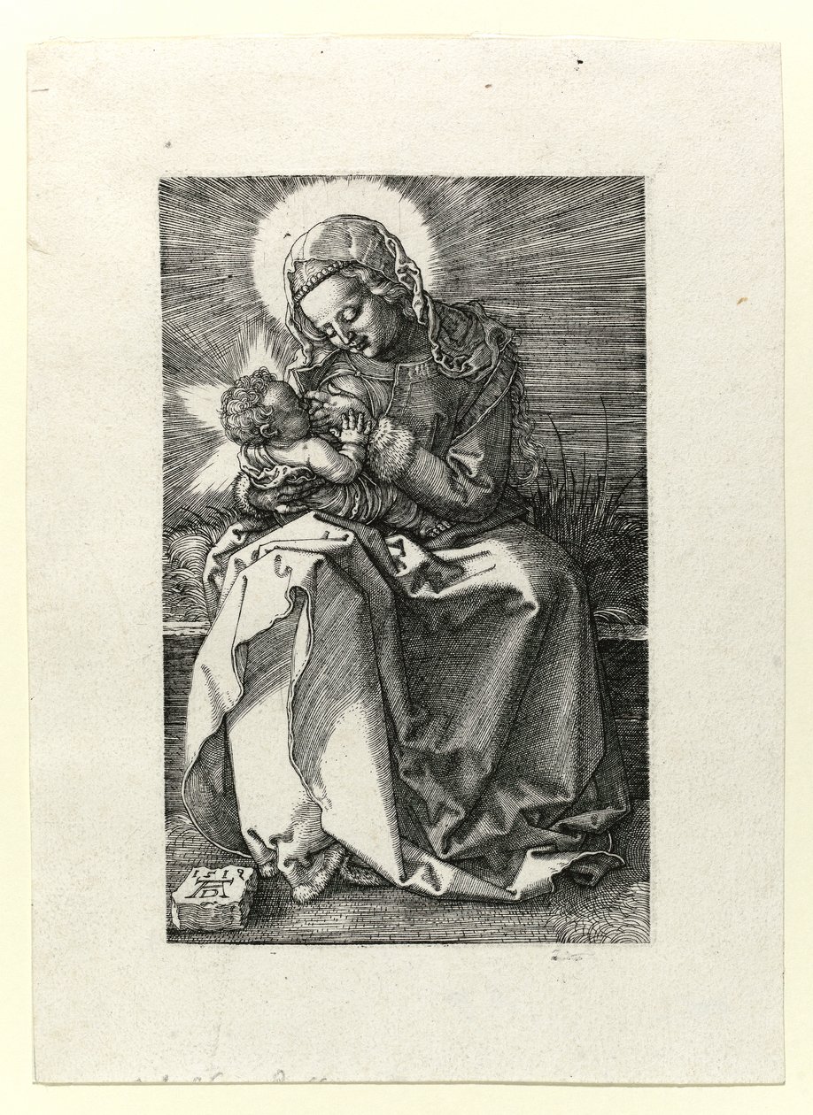 Madonna imettää lasta, 1519 tekijältä Albrecht Dürer