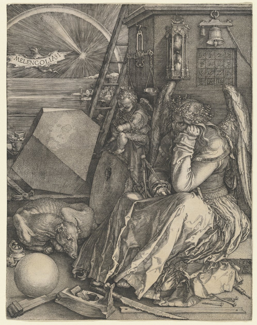 Melencolia I. tekijältä Albrecht Dürer