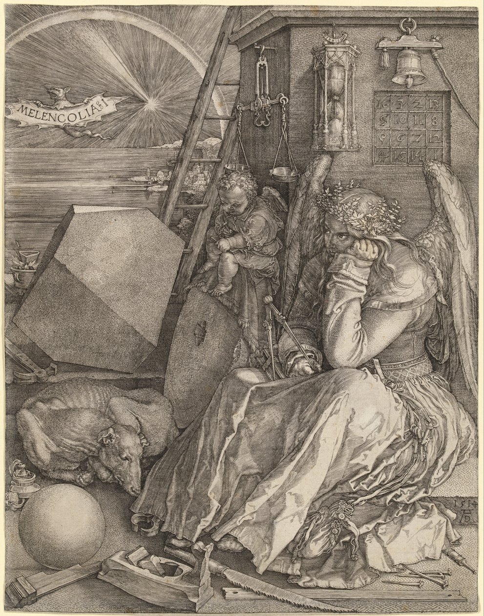 Melencolia I. tekijältä Albrecht Dürer