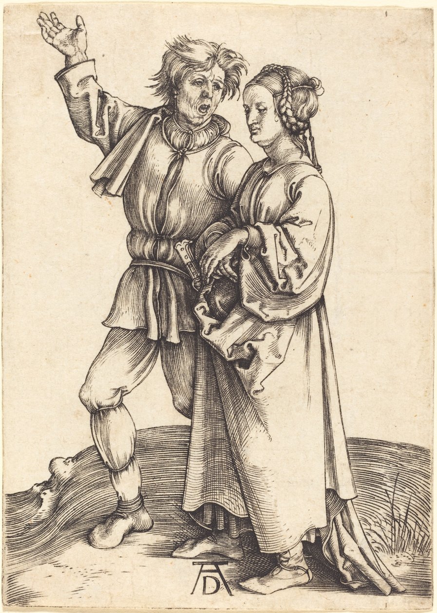Talonpoika ja hänen vaimonsa tekijältä Albrecht Dürer