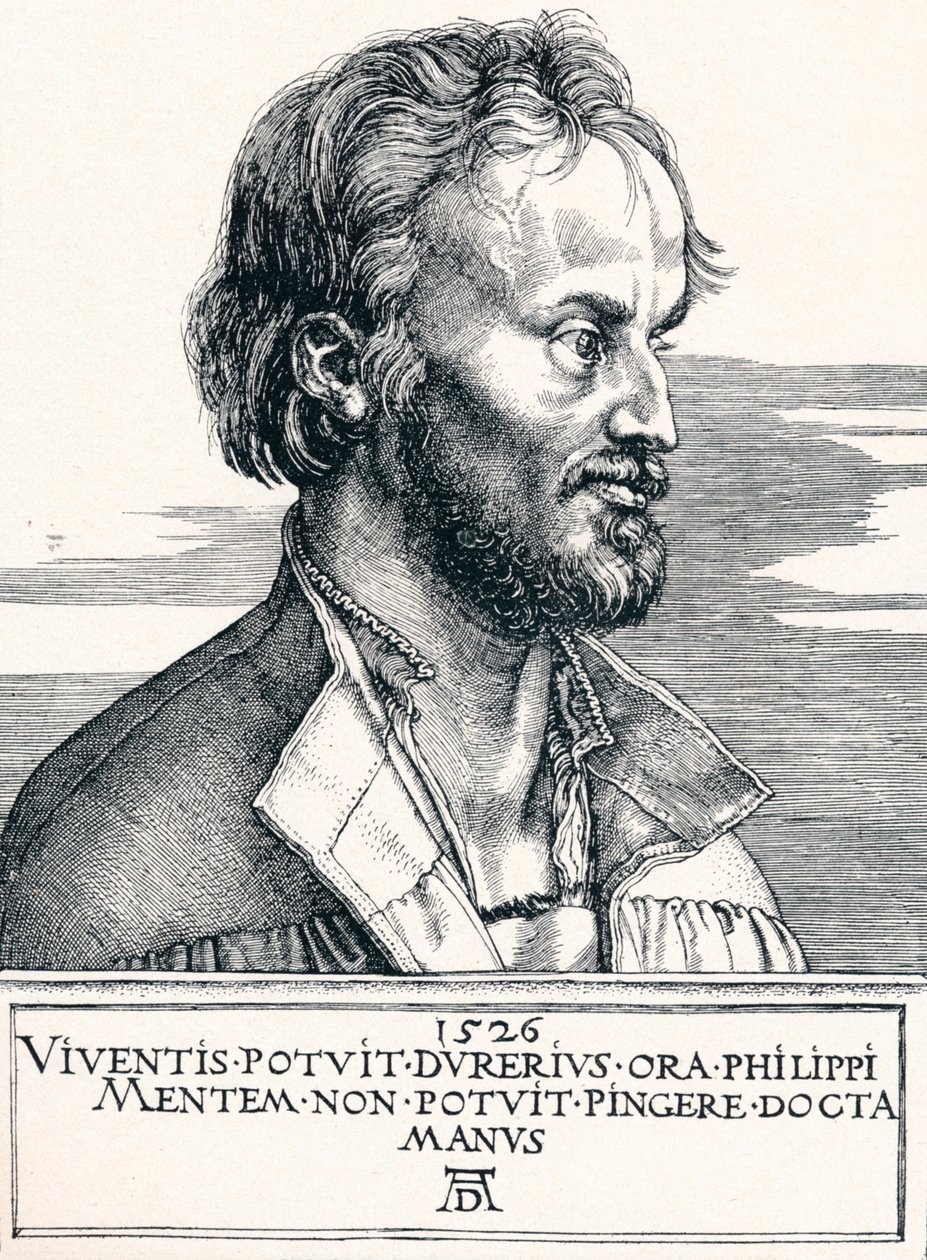 Philip Melanchthon, 1526 1906. tekijältä Albrecht Dürer