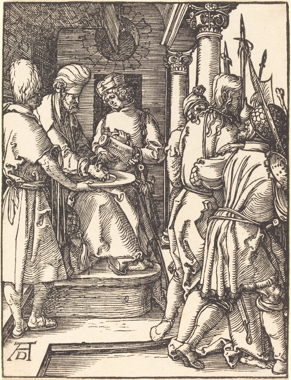 Pilatus pesee kätensä tekijältä Albrecht Dürer