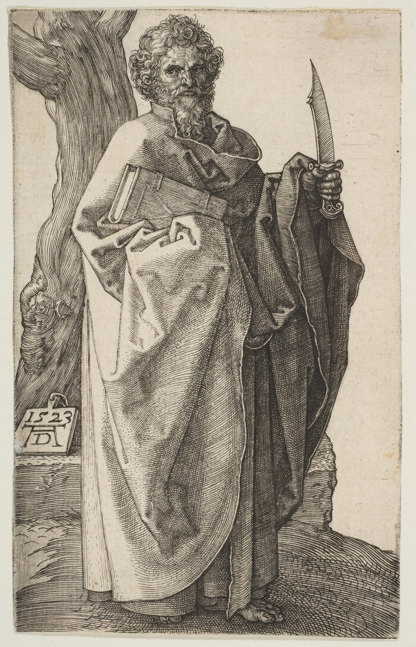 Pyhä Bartolomeus, 1523. tekijältä Albrecht Dürer