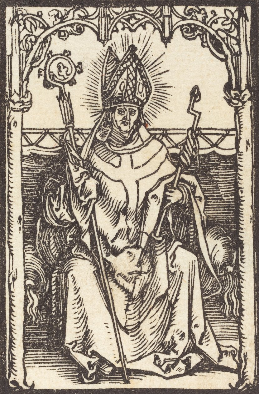 Pyhä Erasmus, n. 1500. tekijältä Albrecht Dürer