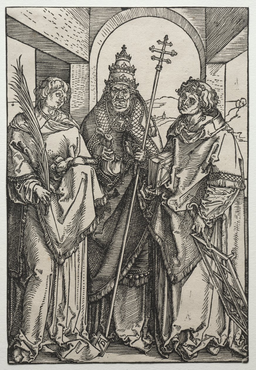 Pyhät Stefanus, Sixtus ja Laurence tekijältä Albrecht Dürer