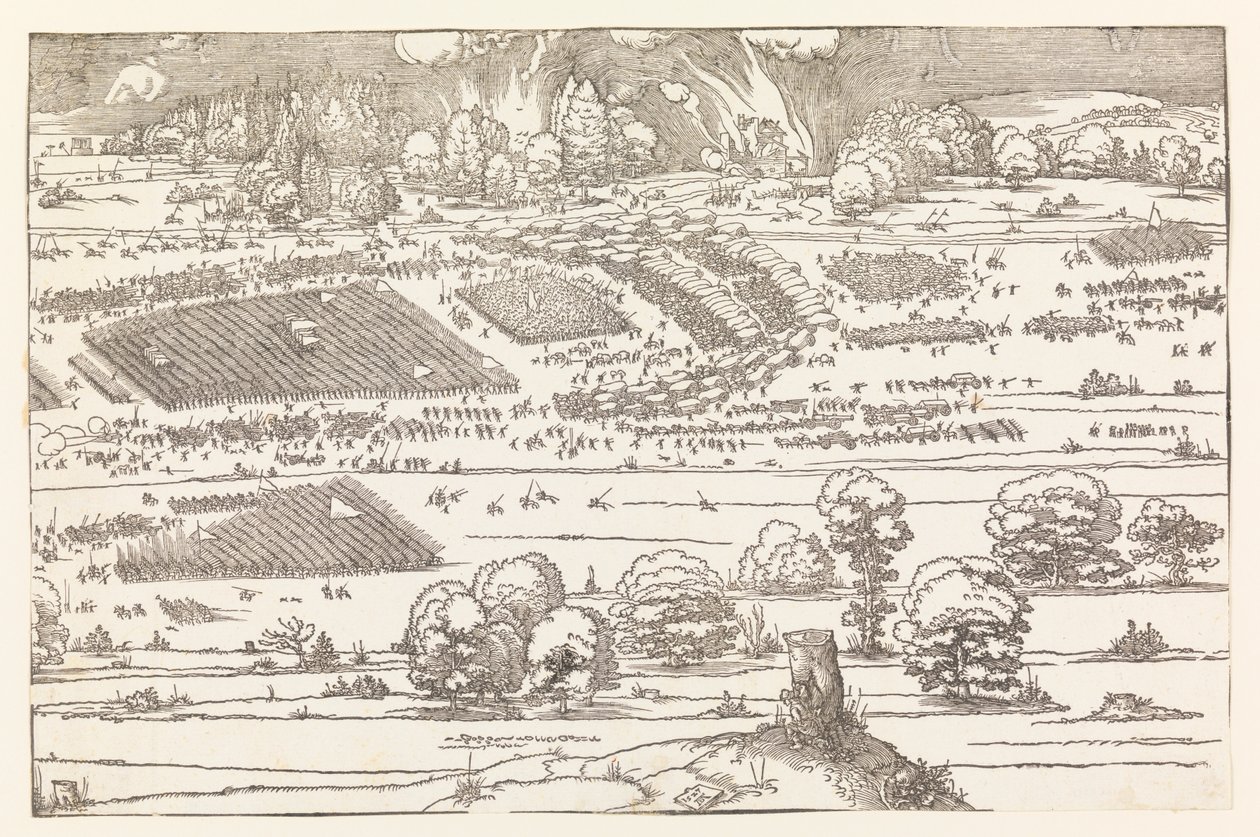 Kaupungin piiritys (osa 2) tekijältä Albrecht Dürer