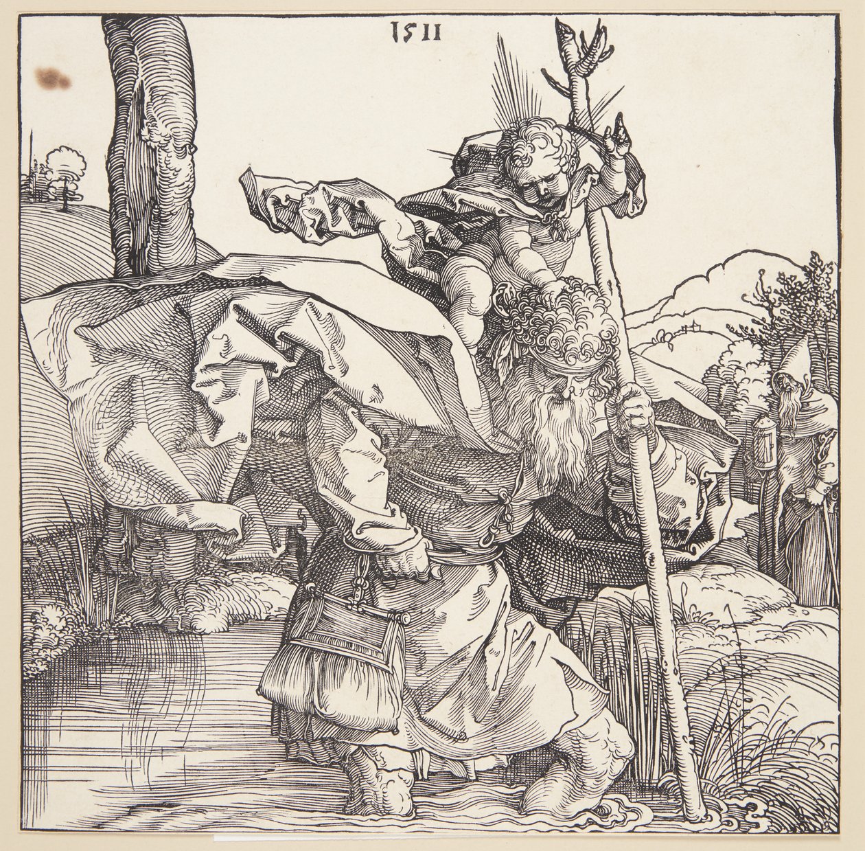 Pyhä Kristofer tekijältä Albrecht Dürer