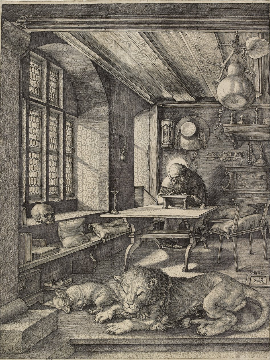 Sant Jeroni al seu estudi, 1514 finlandès tekijältä Albrecht Dürer