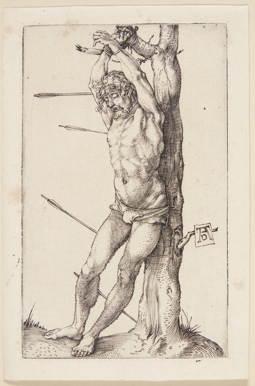 Pyhä Sebastian puussa tekijältä Albrecht Dürer