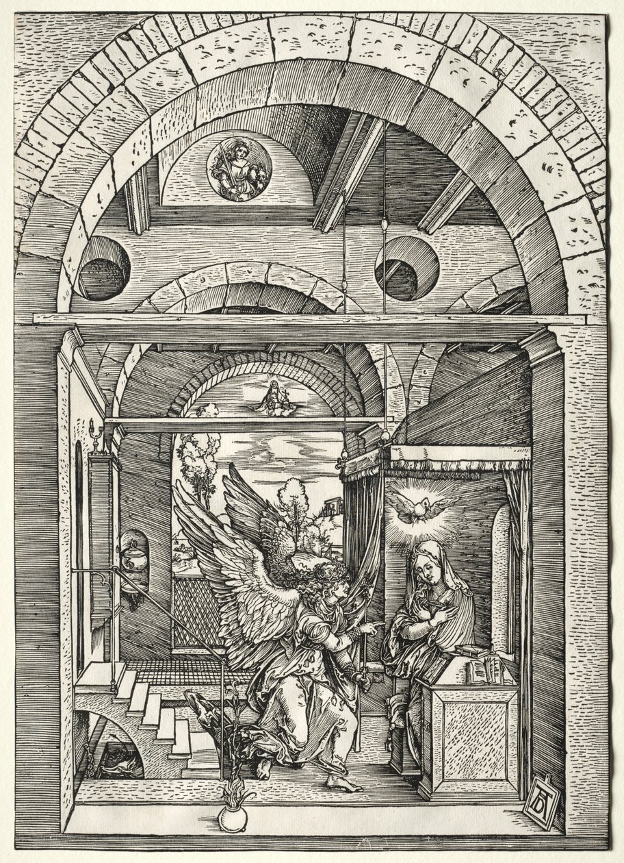 Ilmoitus, n. 1503-1505. tekijältä Albrecht Dürer